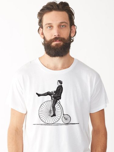 Biciklis férfi póló