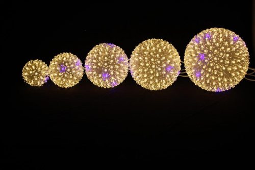 Ball 200 LED, kültéri, virág formájú dekoráció