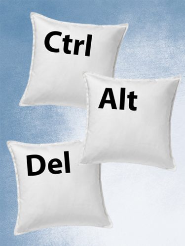 CTRL/ALT/DEL párnacsalád