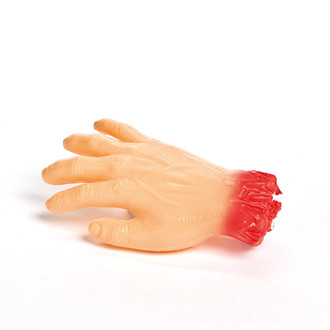 Halloween véres műanyag kézfej 22 cm