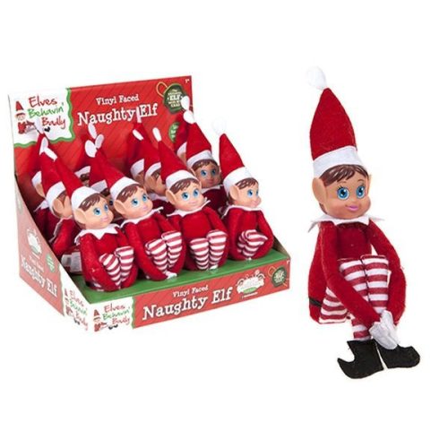 Elf manó hosszú lábú puhatestű 30 cm - PIROS - LÁNY