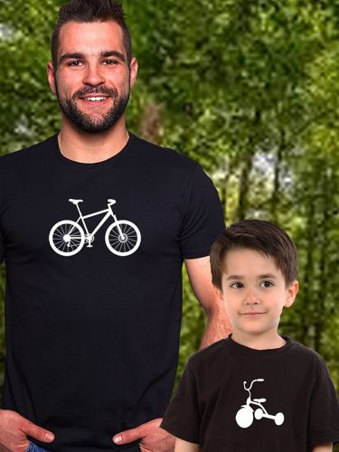 Apa-fia szett - biciklis