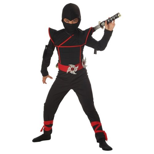 Ninja gyermek jelmez, L (120-130 cm)