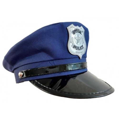 Rendőr sapka, kék