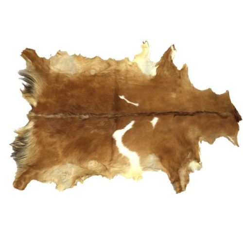 Kecskebőr szőnyeg textil barna