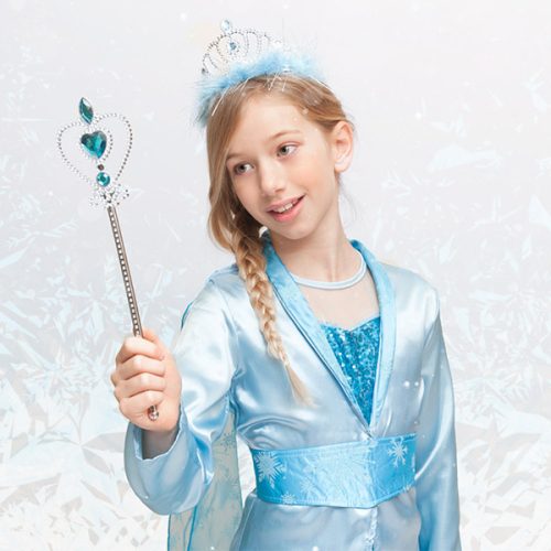 Jég hercegnő jelmez, 7-9 éveseknek