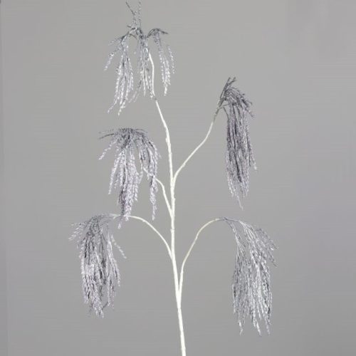 Amaranthus glitteres műanyag 116cm ezüst @