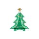 Álló fólia lufi, karácsonyfa, 78x94 cm