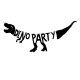 Dinoszaurusz banner - Dino Party, 20x90 cm