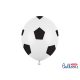 Futball, focilabda mintás, 30 cm-es léggömbök, 1 csomag/6db