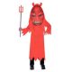 Nagy Fejű Ördög Gyerek Jelmez Halloweenre, 8-10 Éveseknek