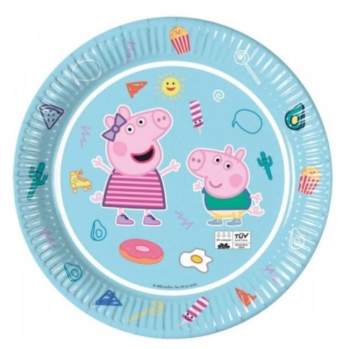 Peppa Malac - Peppa Pig Messy Play Parti Tányér - 23 cm, 8 db-os