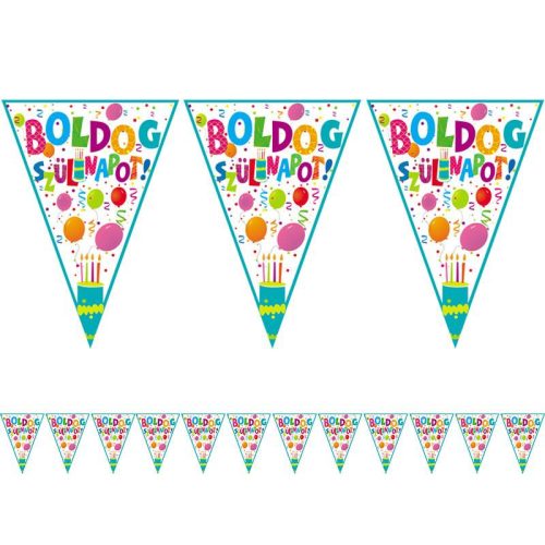 Boldog Szülinapot Jamboree Zászlófüzér - 5 m