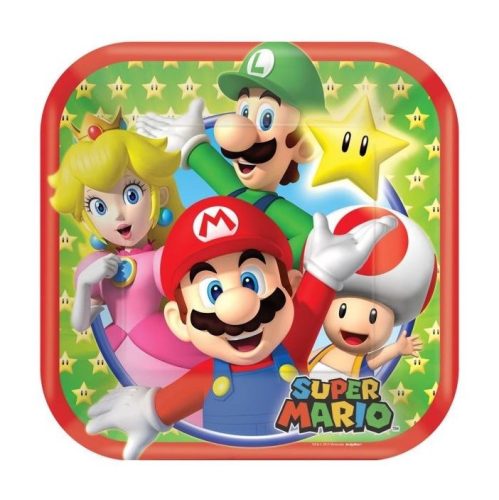 17 inch-es Super Mario és Csapata Fólia Lufi